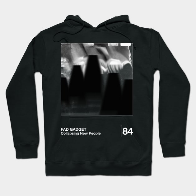 Fad Gadget  / Minimalist Style Graphic Design Hoodie by saudade